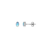 rainbow moonstone earrings